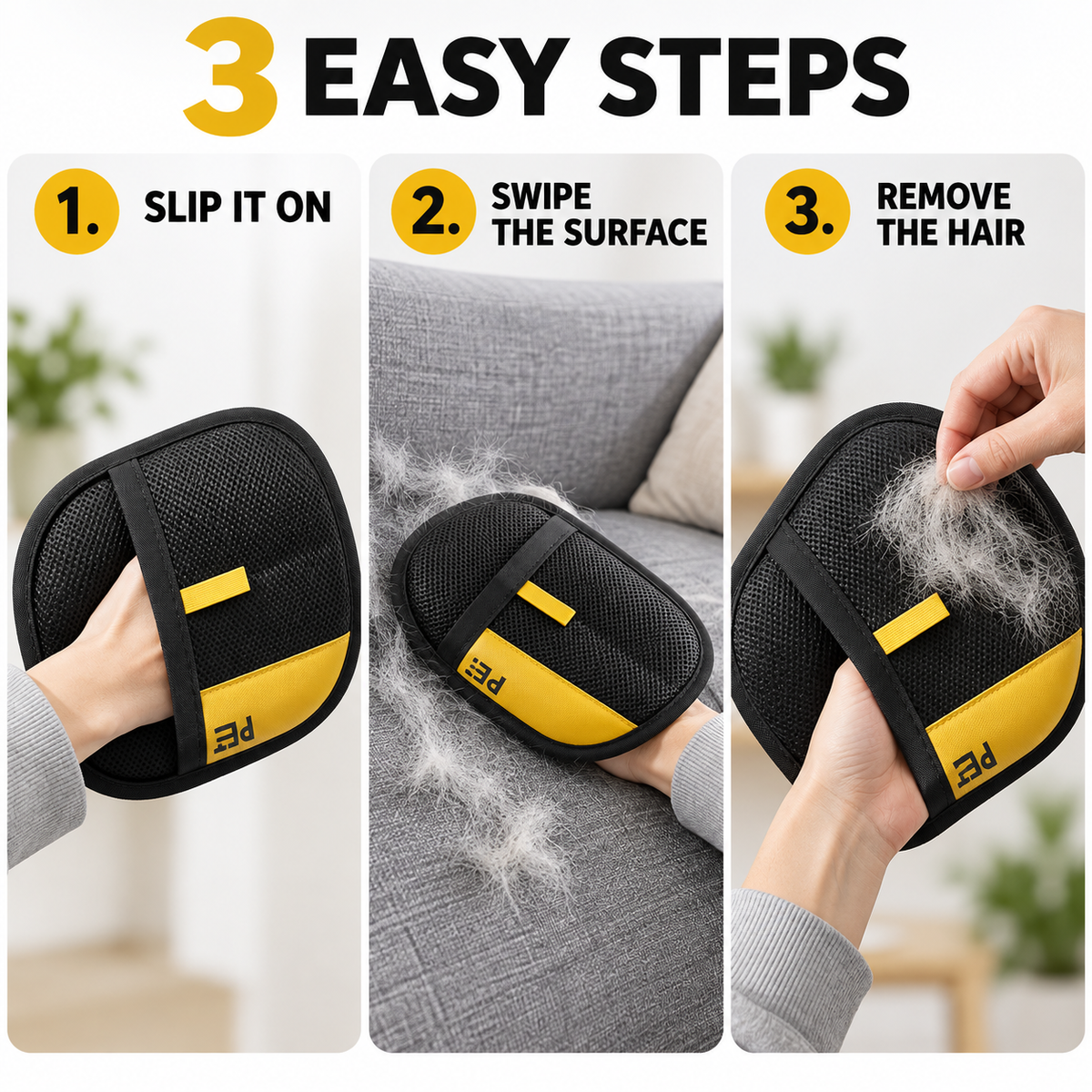 Pet Hair Cleaner Electrostatic glove