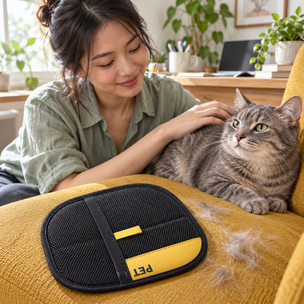 Pet Hair Cleaner Electrostatic glove